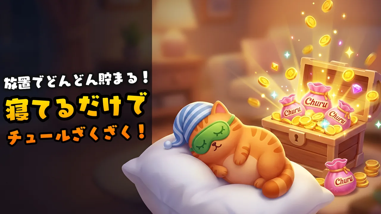 離れている間に貯まる報酬